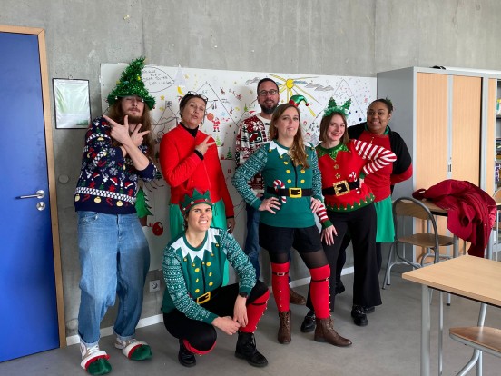 Neige, lutins et père Noël à Tréfaven !