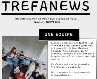 Le collège a son journal !