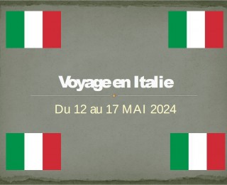 Italie : le programme