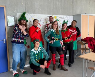 Neige, lutins et père Noël à Tréfaven !